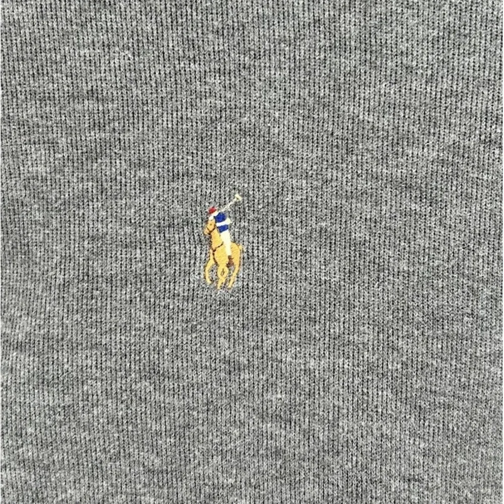 Polo Ralph Lauren Estate Rib Long‎ Sleeve Quarter Zip 2XL TTG EEG Gray